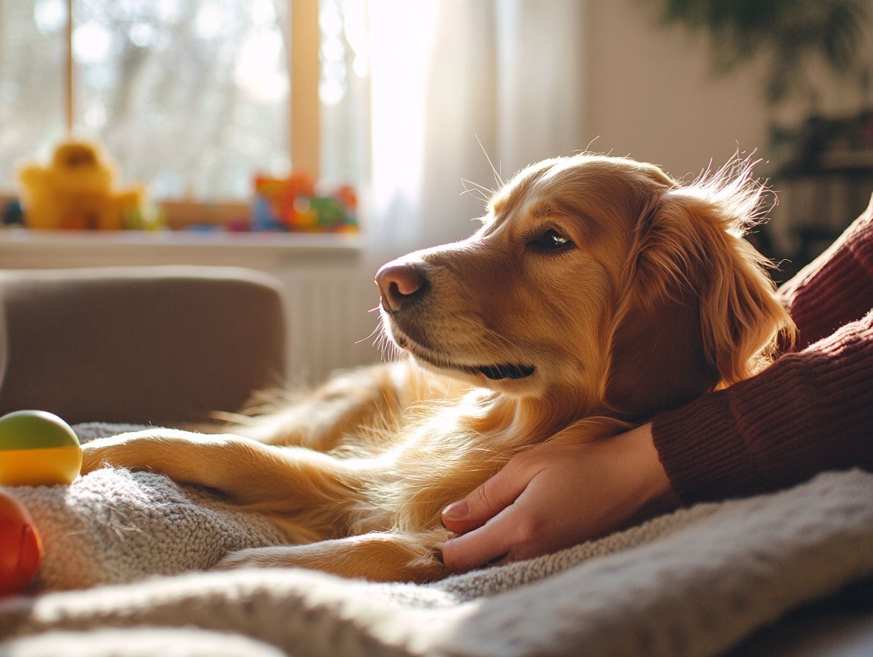 Visual guide for managing pet anxiety