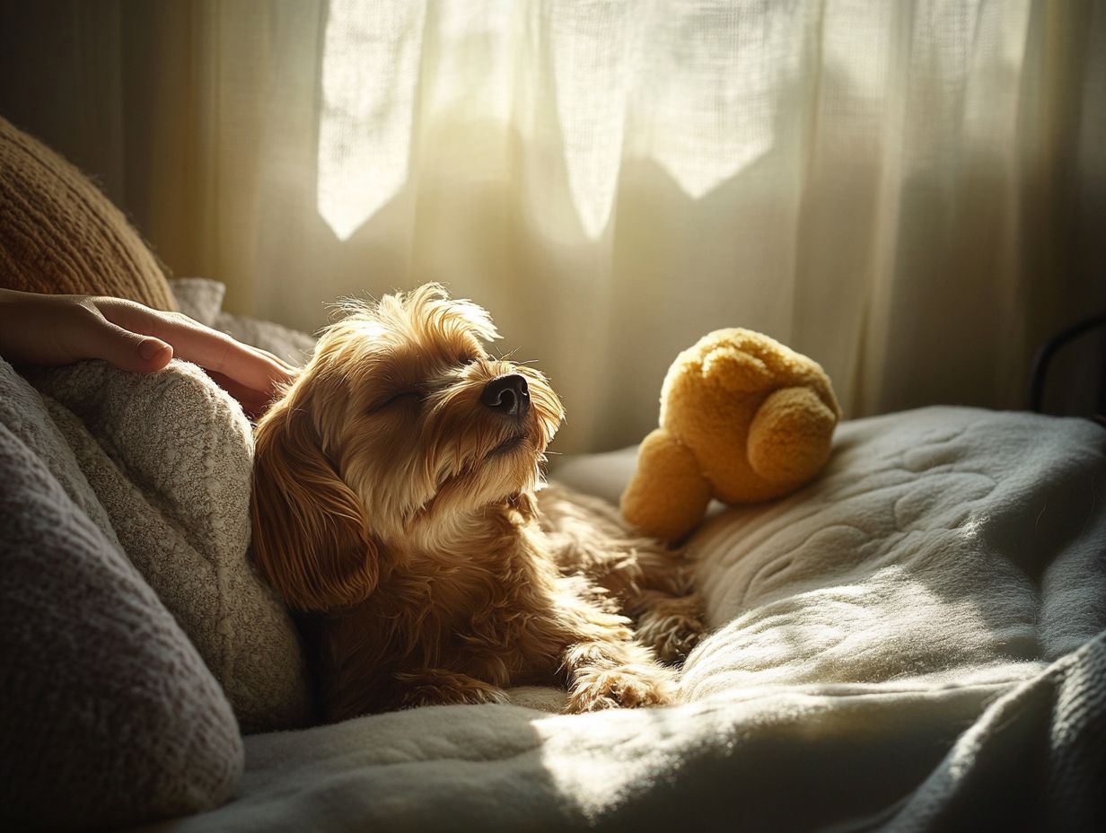 Image depicting signs of stress in pets