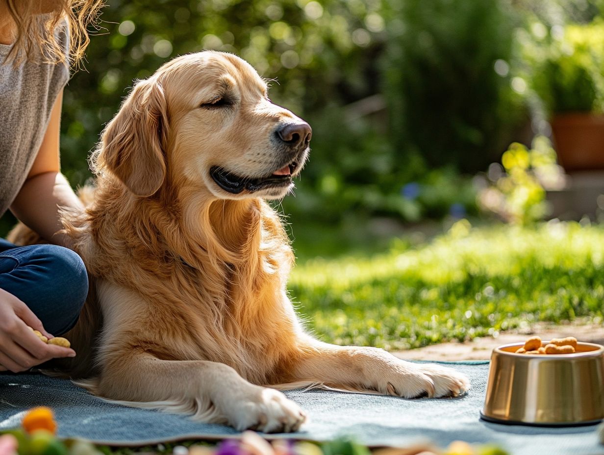 A serene environment with calming scents for anxious dogs.