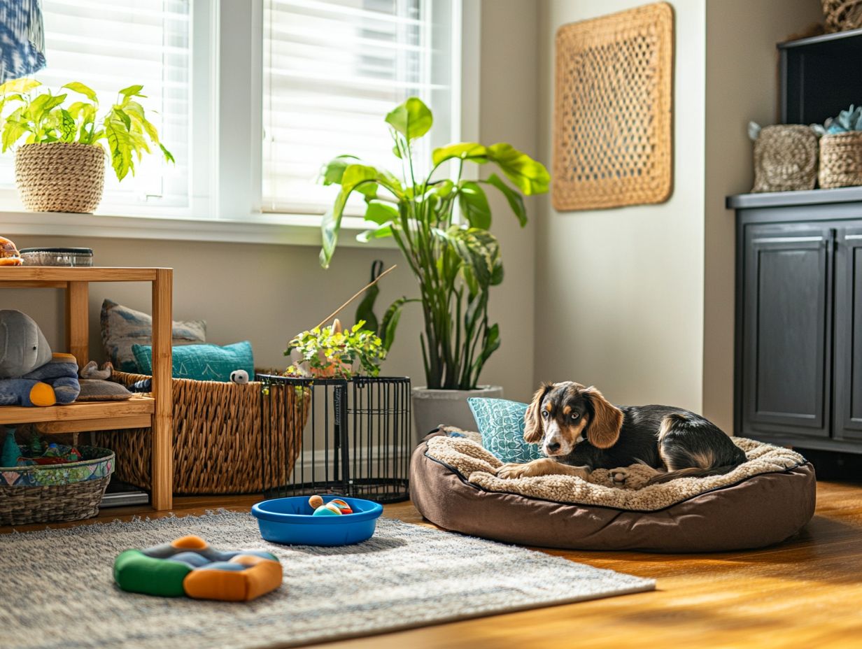 Image illustrating pet routine essentials.