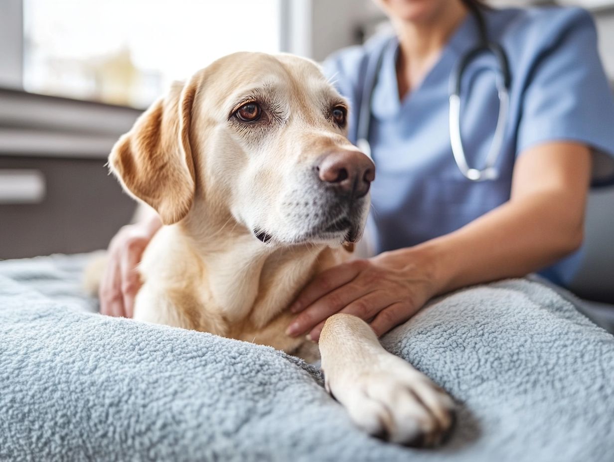 Graphic showing key takeaways for reducing pet stress during vet visits.