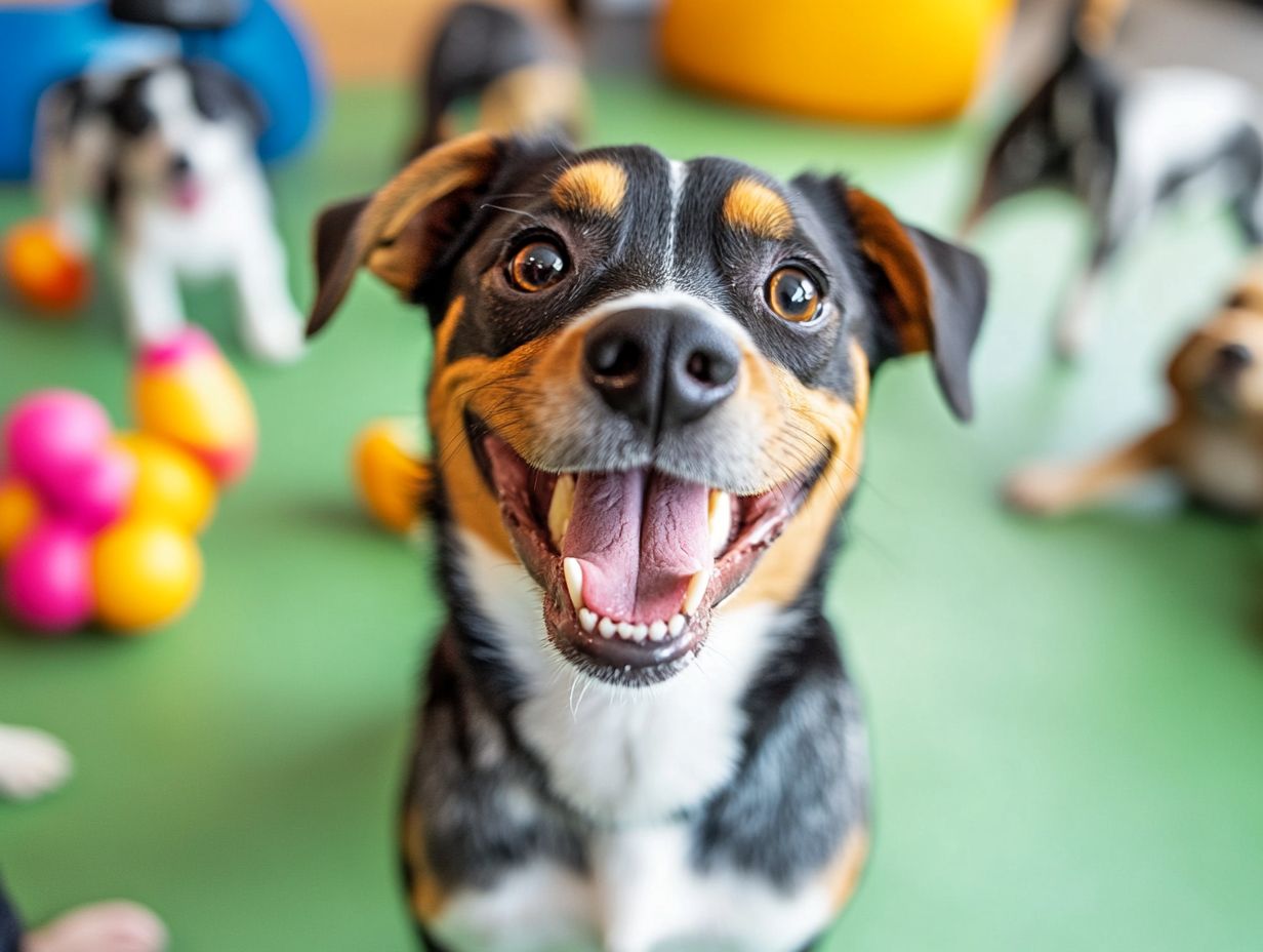 Training techniques at pet daycare