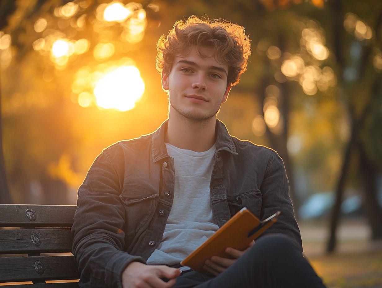 Ben overcoming anxiety through resilience and support.