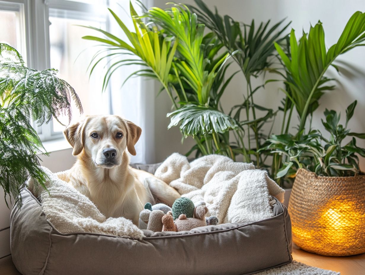 Image showing a calm space designed for anxious pets