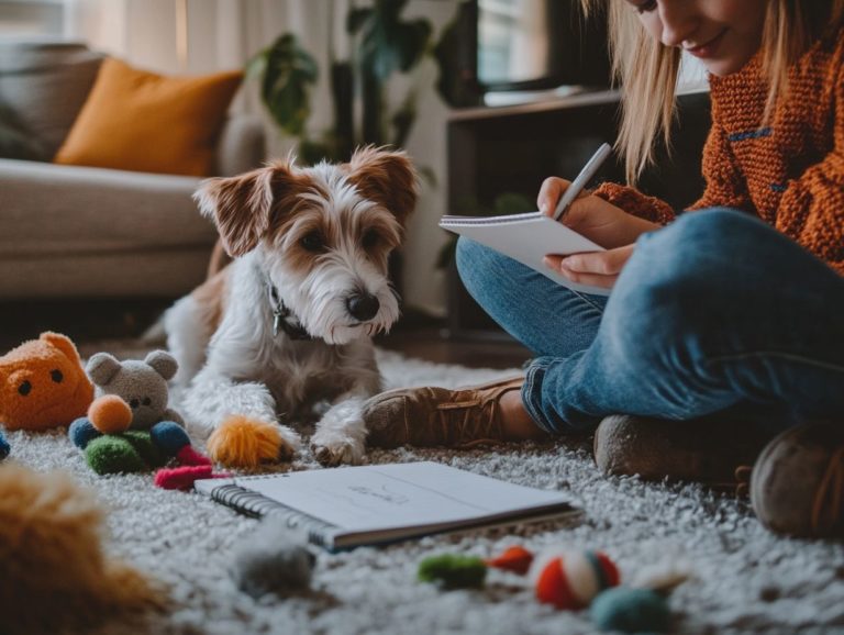 Creating a Training Schedule for Anxious Pets