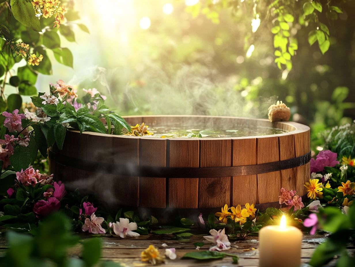 What are the benefits of herbal baths?