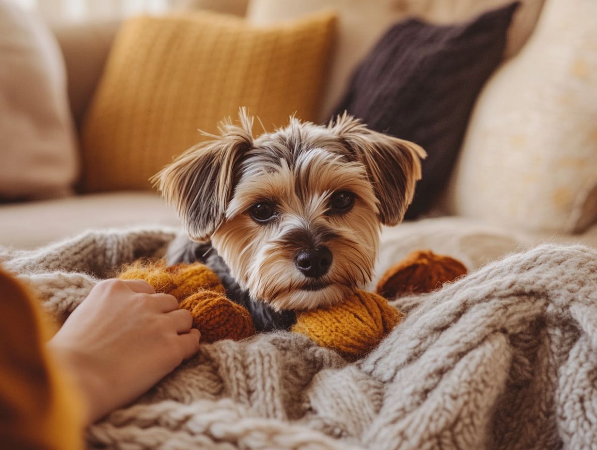 A pet enjoying a calm environment