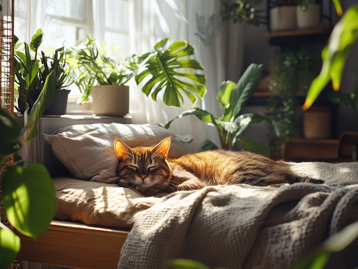 How do I set up a calm space for my anxious pet?