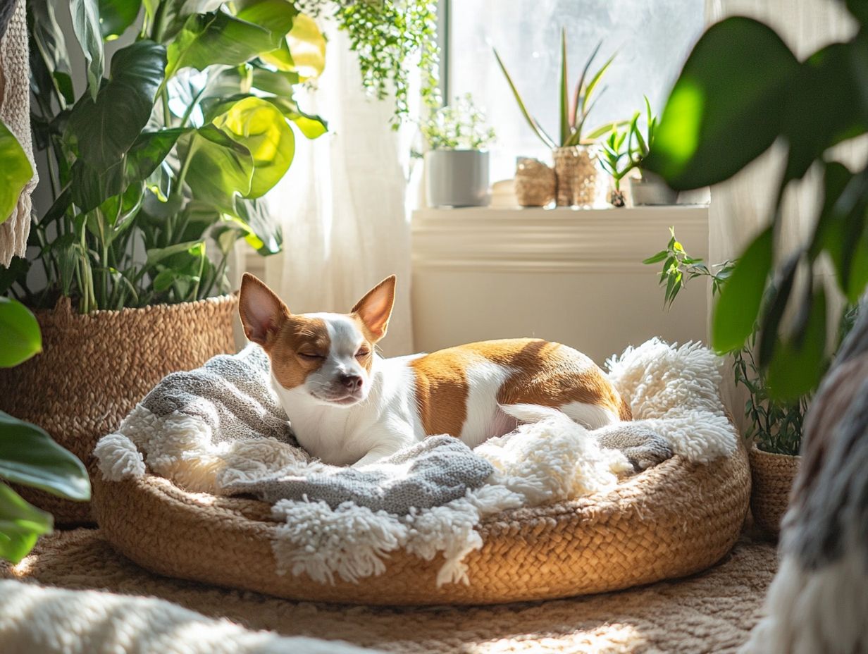 Choosing the Right Location for a Pet's Calm Space