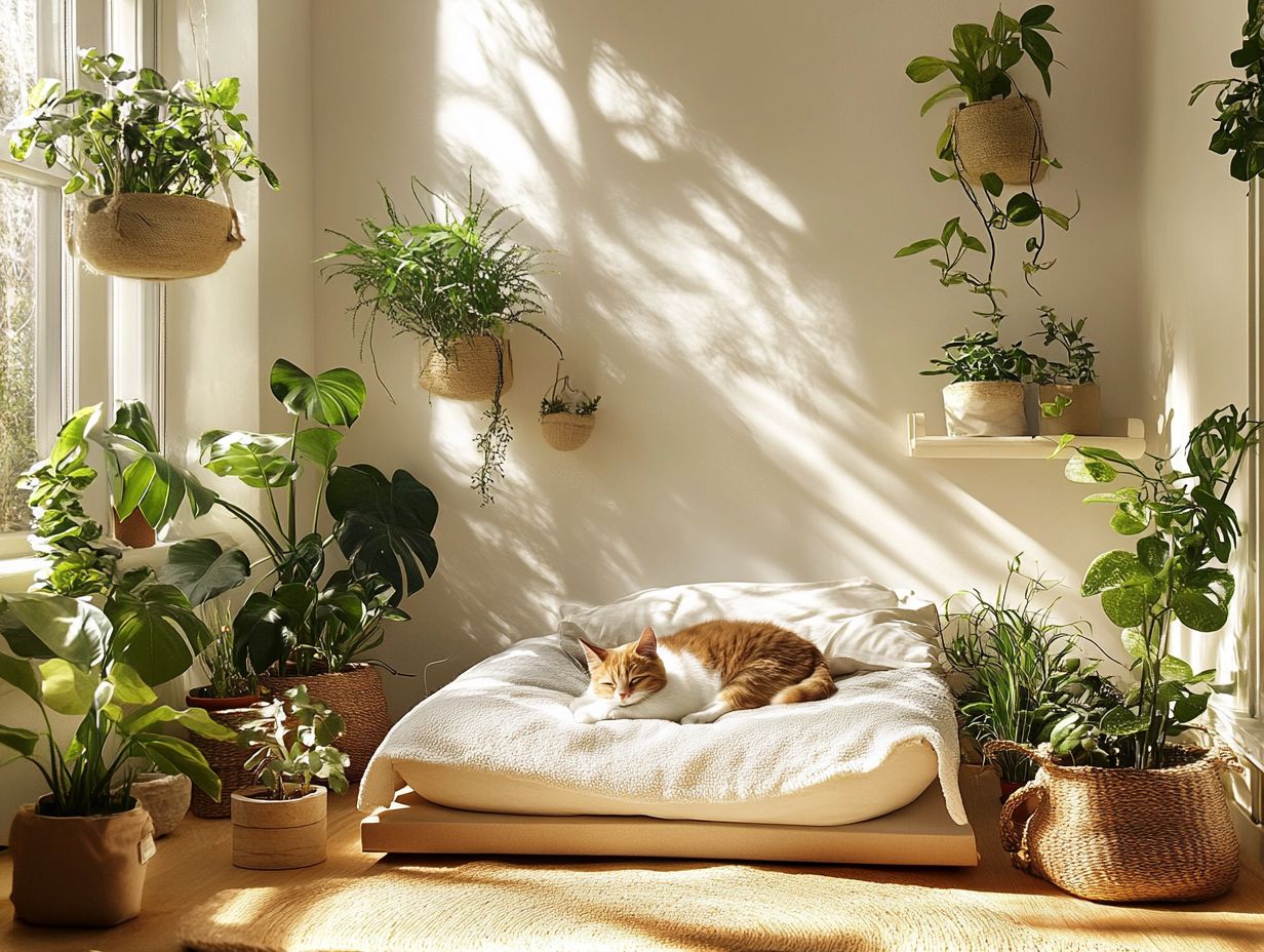 Key Takeaways: A visual guide to creating a calm space for an anxious pet