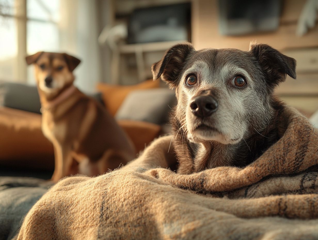 Image showing tips for reducing anxiety triggers in dogs