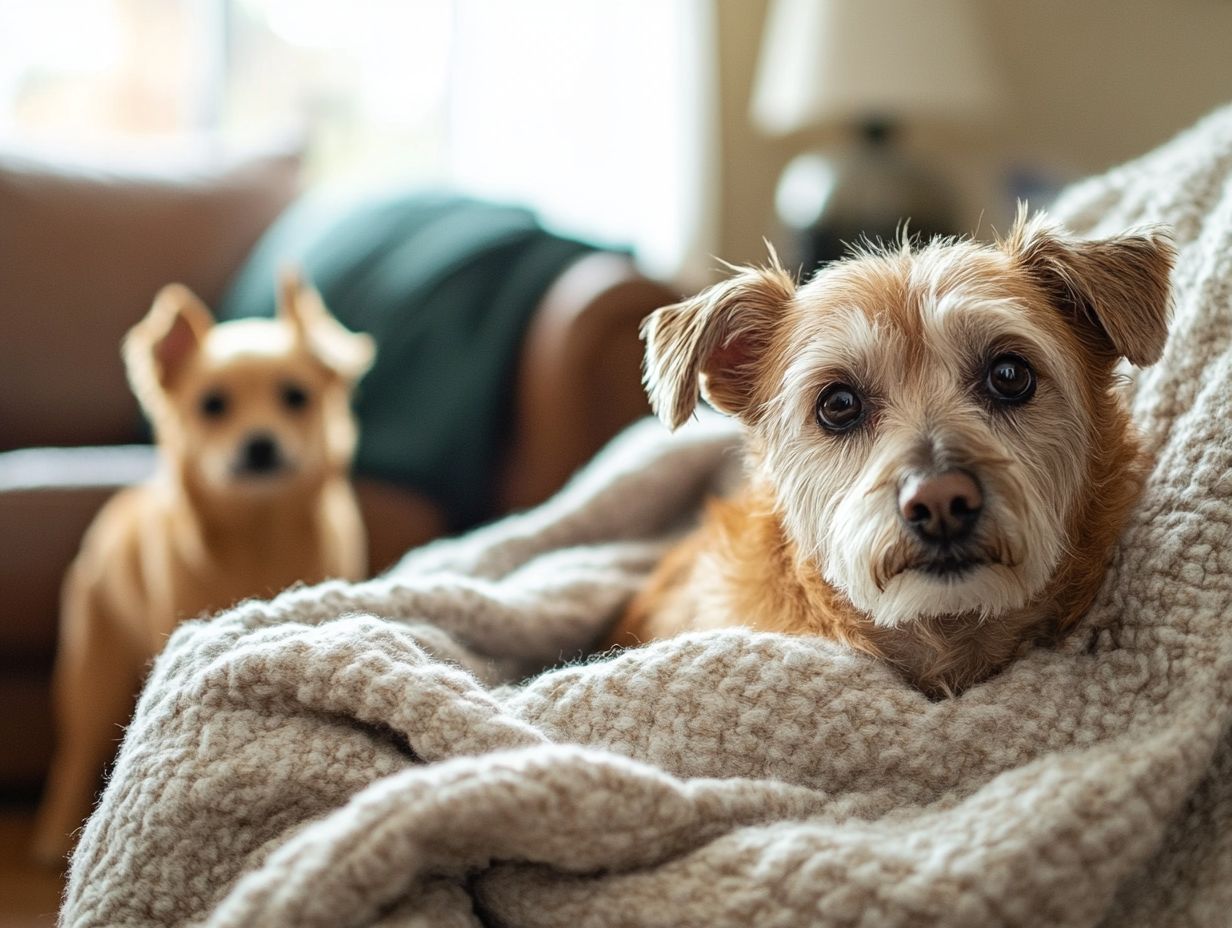 How does age affect pet anxiety?