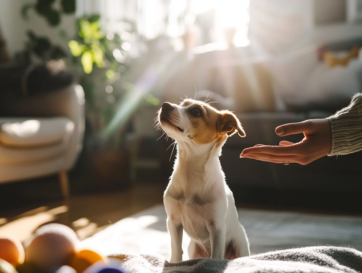 Pet enjoying social interaction, reducing stress