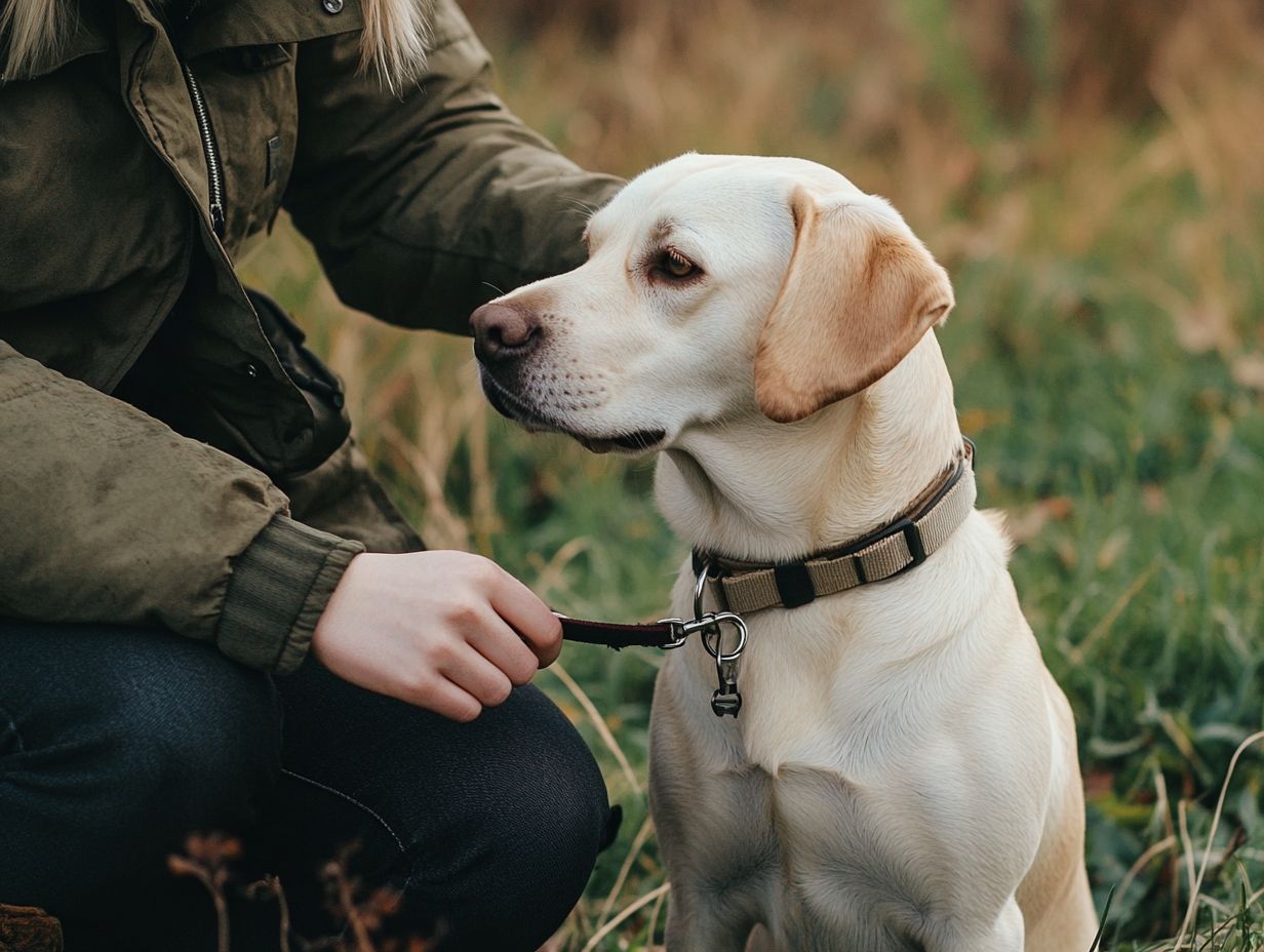 Illustration showing the importance of an owner's role in managing pet anxiety