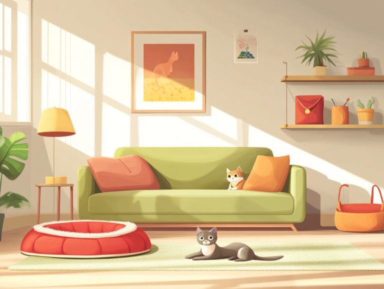 How to Arrange Furniture for Anxious Pets