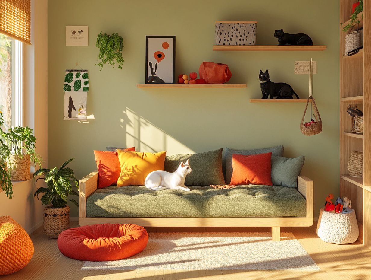 A serene living space for anxious pets