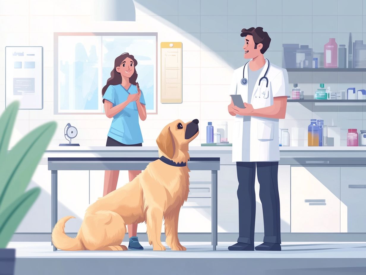 Illustration summarizing key takeaways about pet health communication