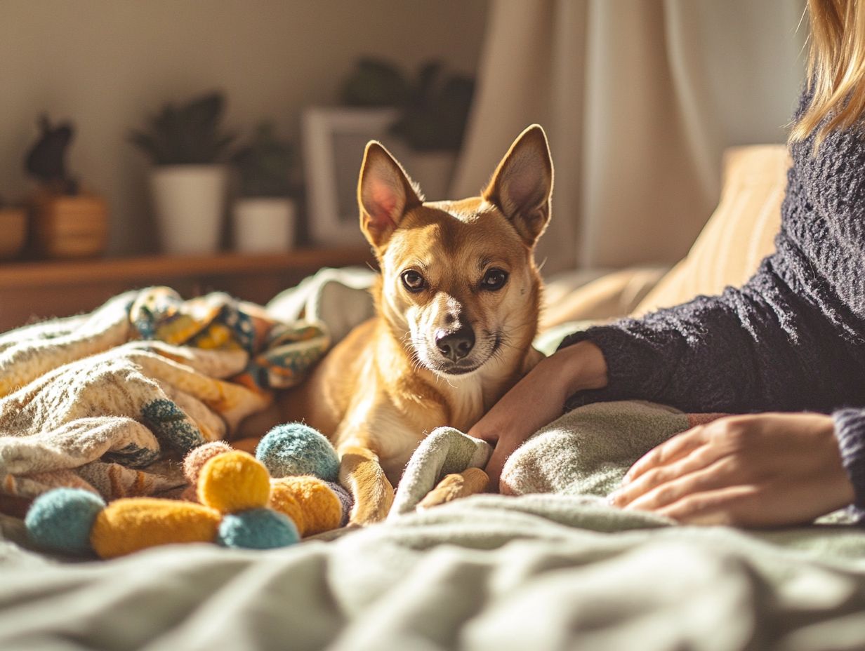 When should I start implementing a routine for my anxious pet?