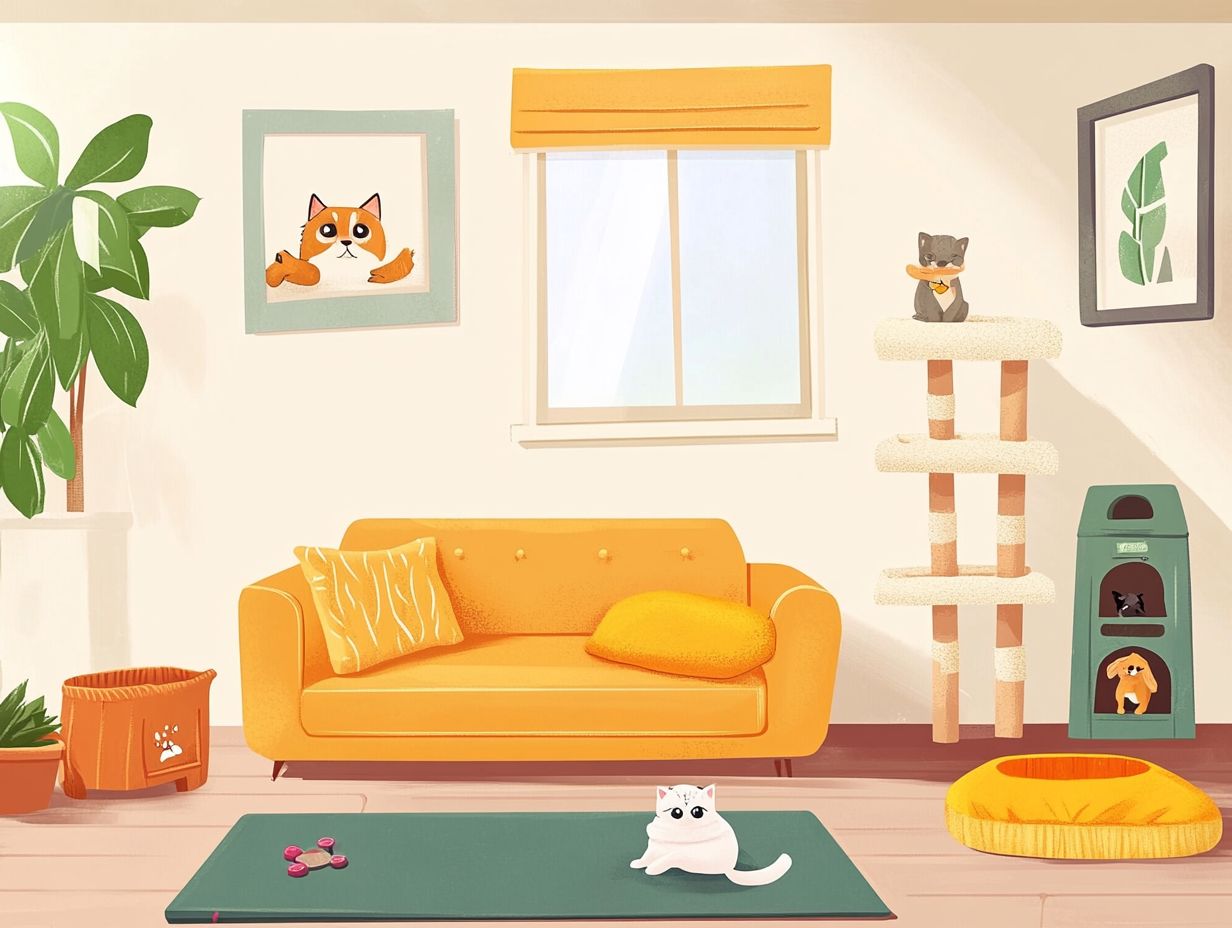 How can I create a safe environment for my pets in my home?