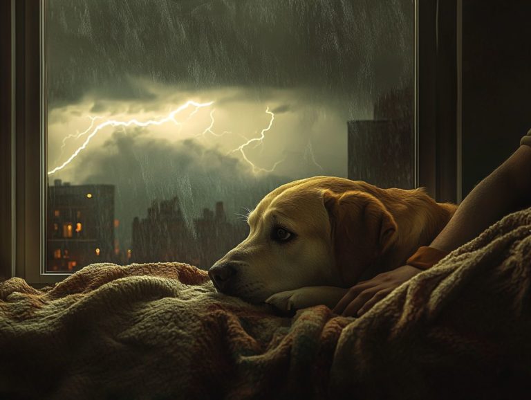 How to Help My Pet Feel Safe During Thunderstorms?