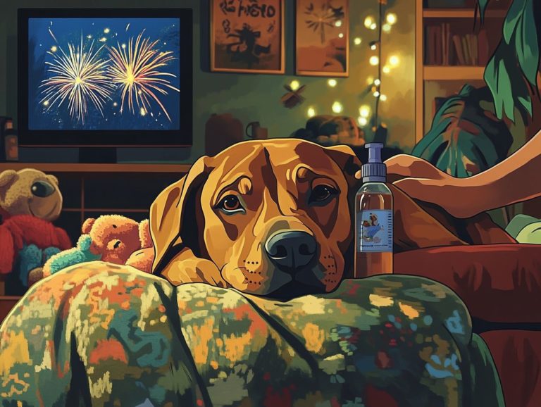 How to Help Pets with Anxiety During Fireworks