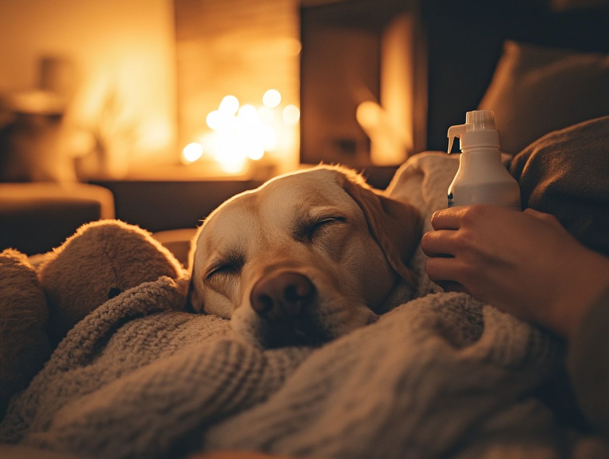 A variety of options for helping anxious pets during fireworks