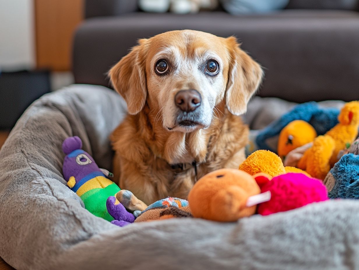 A peaceful space for an older dog