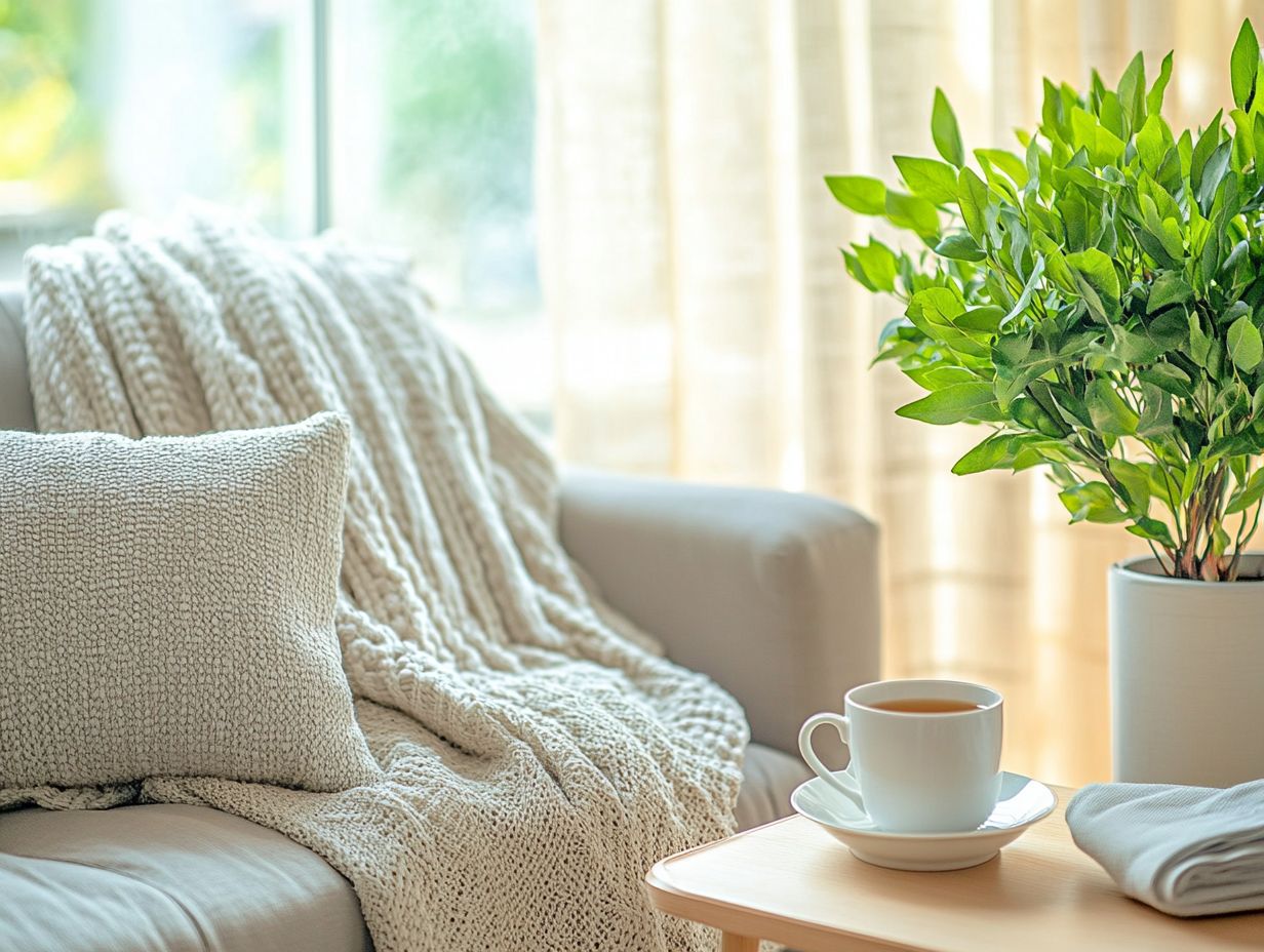 Person practicing self-care and stress management techniques