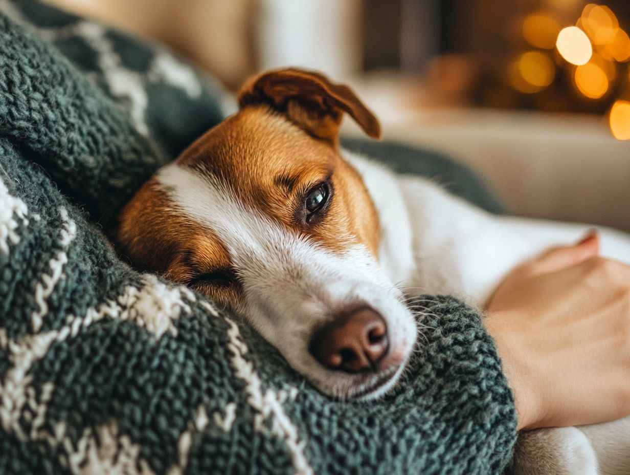 A serene space designed for a pet's comfort