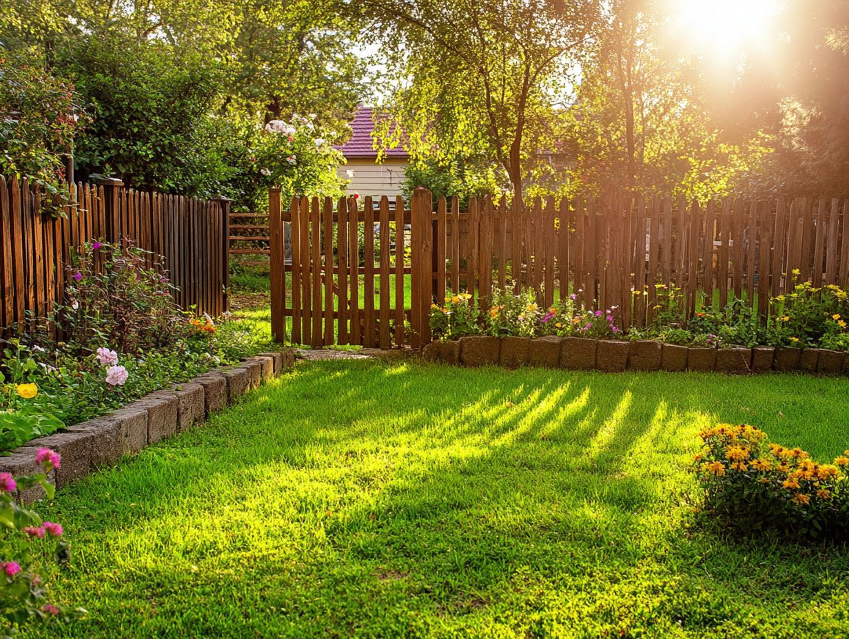 Image showing secure fencing installation practices