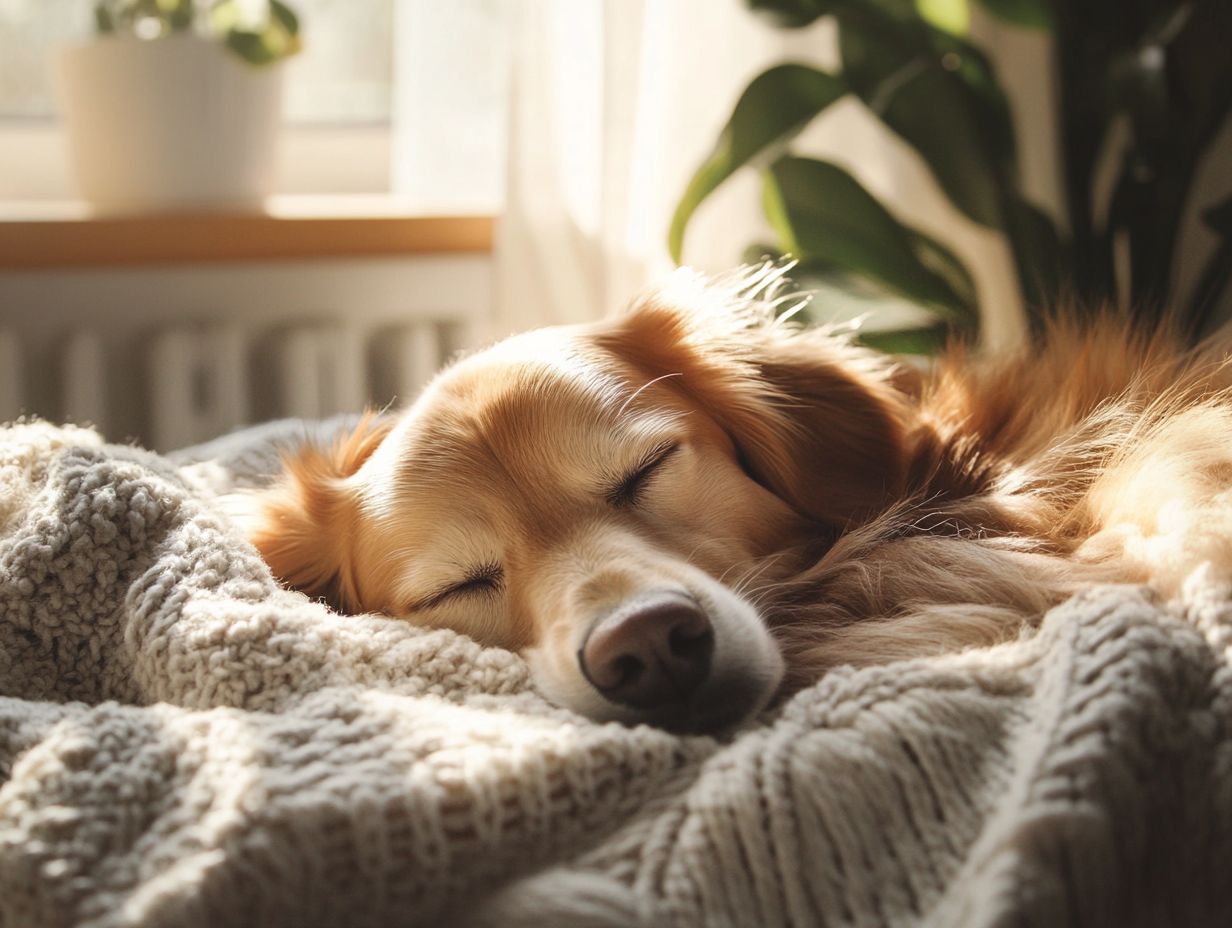 A cozy home filled with various textures to soothe anxious pets.