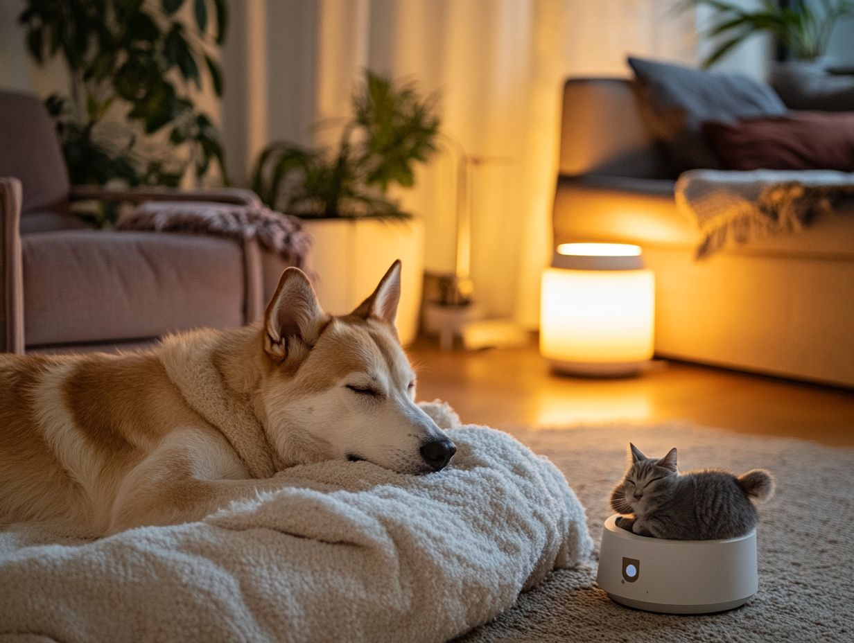 Image showing effective noise reduction techniques for anxious pets