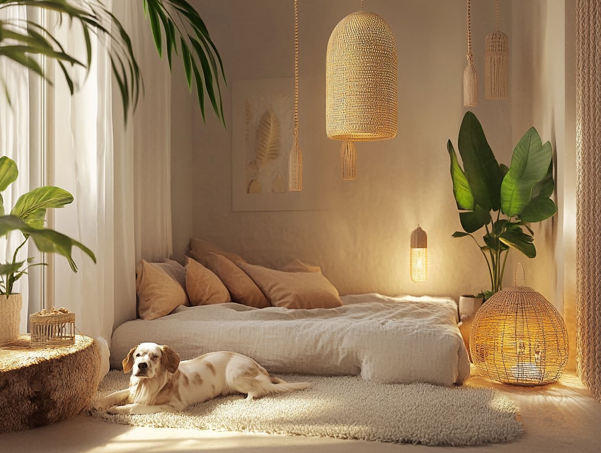 Benefits of a quiet room for anxious pets