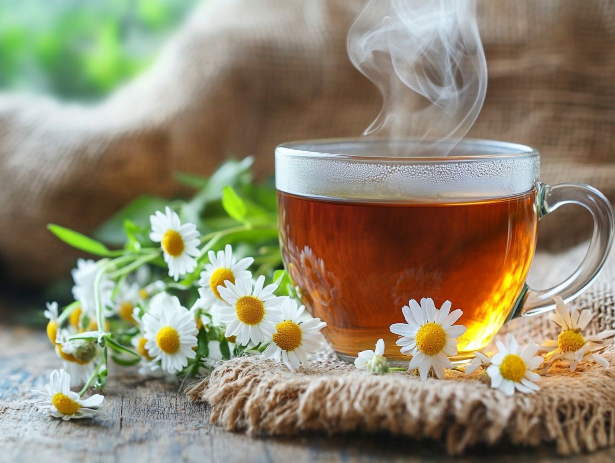 Exploring various forms of chamomile for anxiety relief.