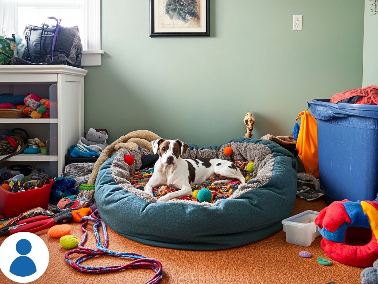 A beautifully designed pet space showcasing creative solutions.