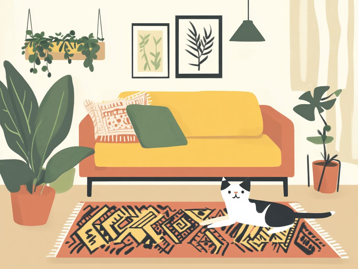 A serene home environment for pets