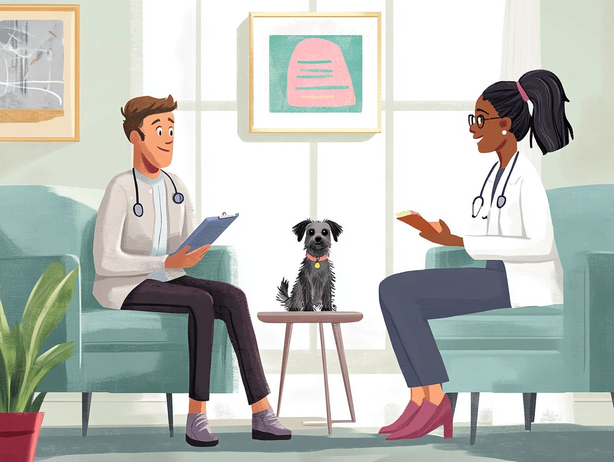 An infographic showing the role of pet owners in veterinary consultations