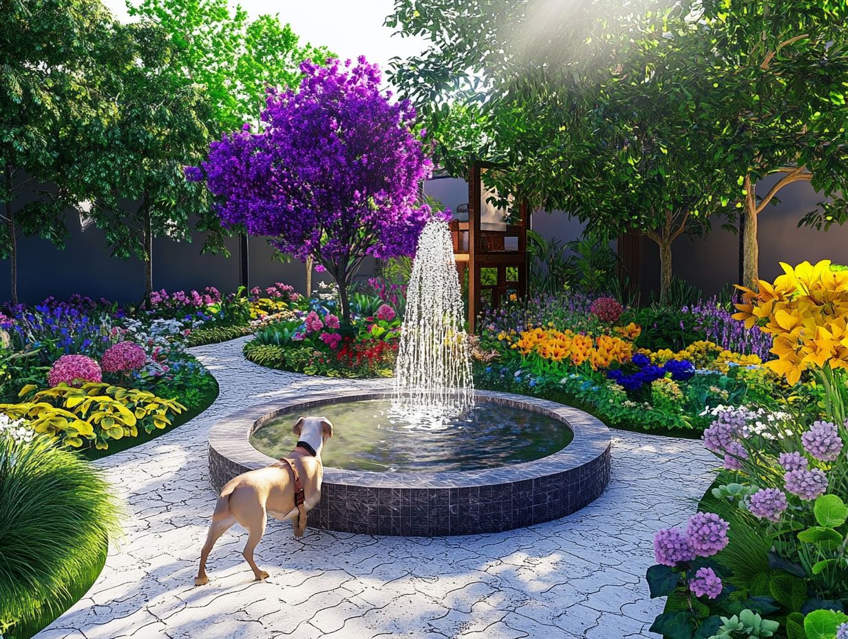 Image showing the benefits of sensory gardens for pets