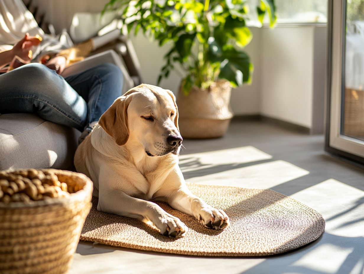 A cozy space for anxious pets.