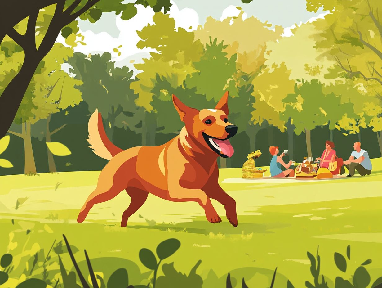 A scenic park perfect for dog walks and playdates