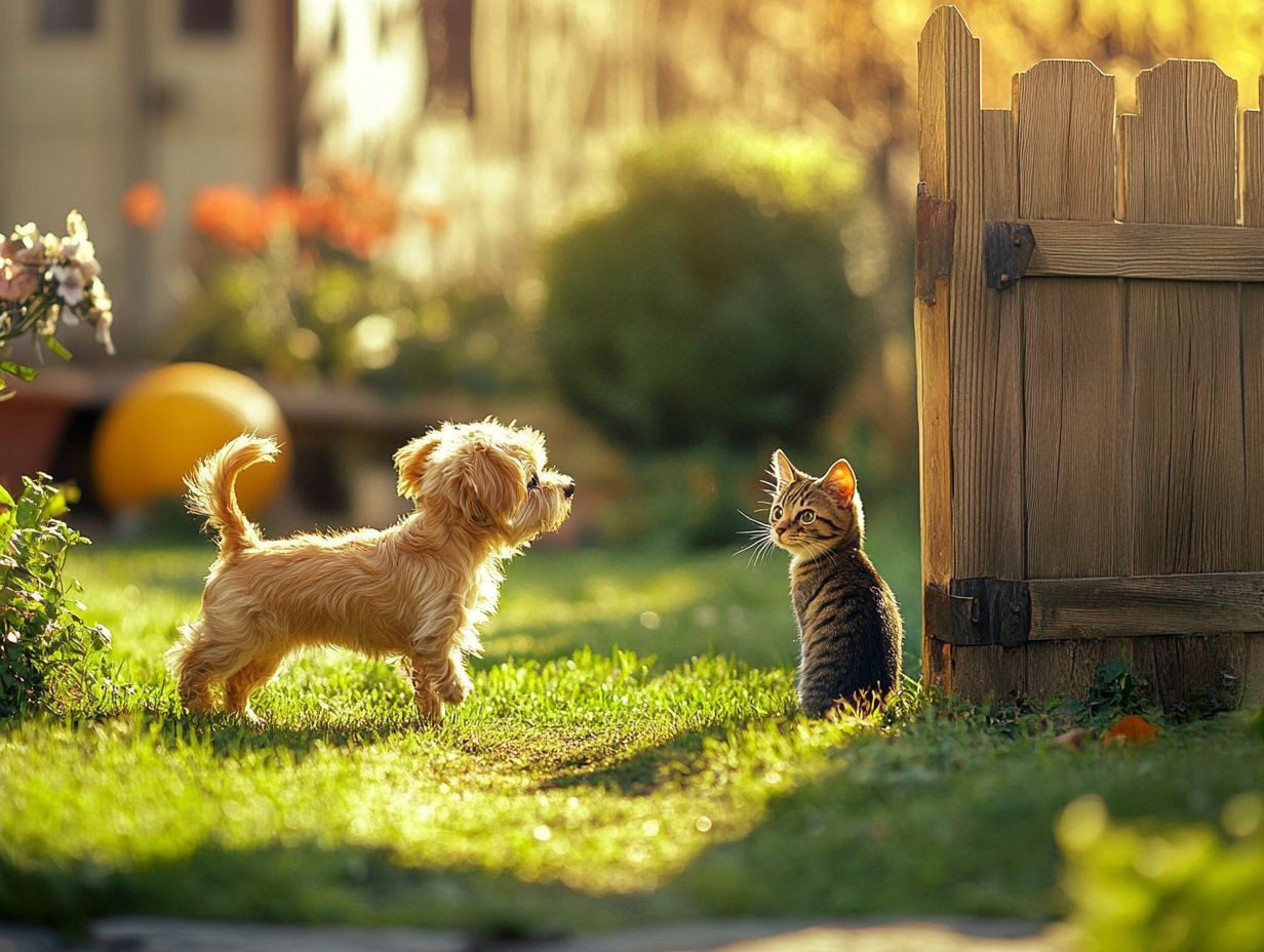 A pet gate providing safety for children and pets