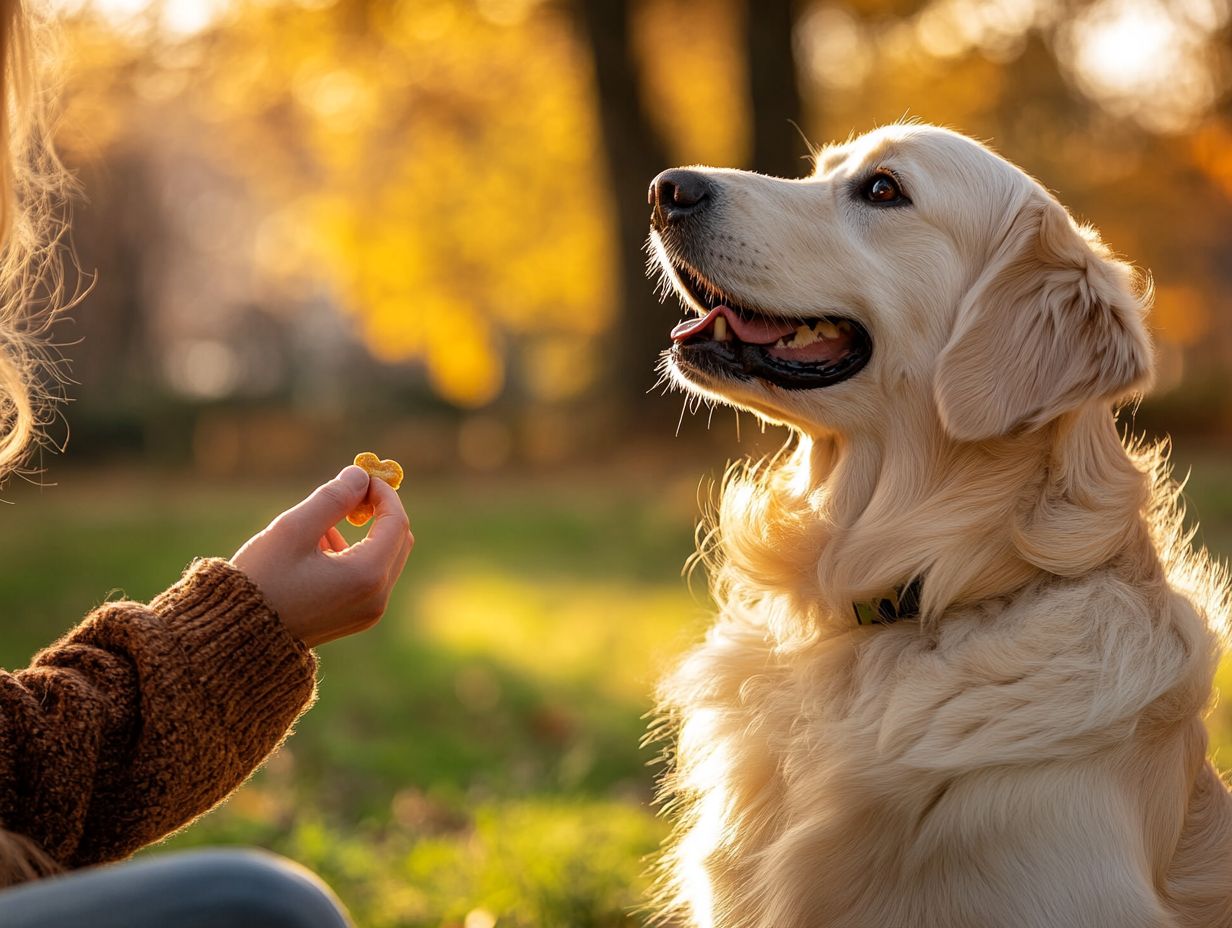 Visual summary of key takeaways on managing dog anxiety through obedience training.