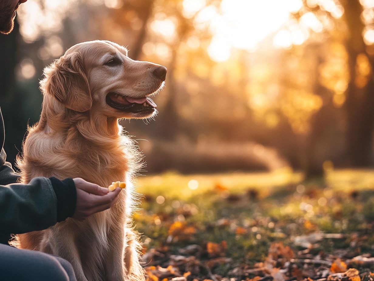 How can obedience training benefit a dog with anxiety?