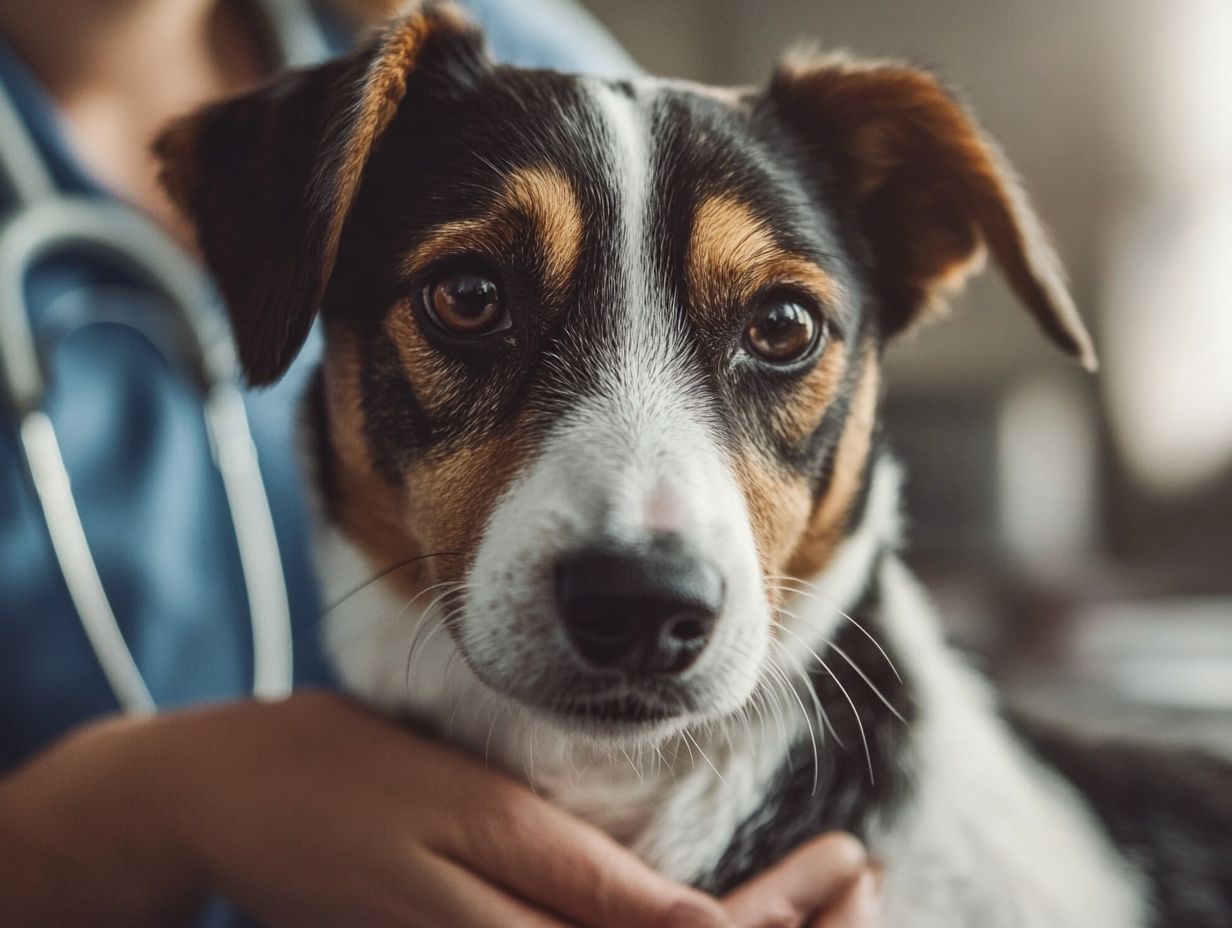 Illustration depicting the duration of a pet anxiety assessment process.