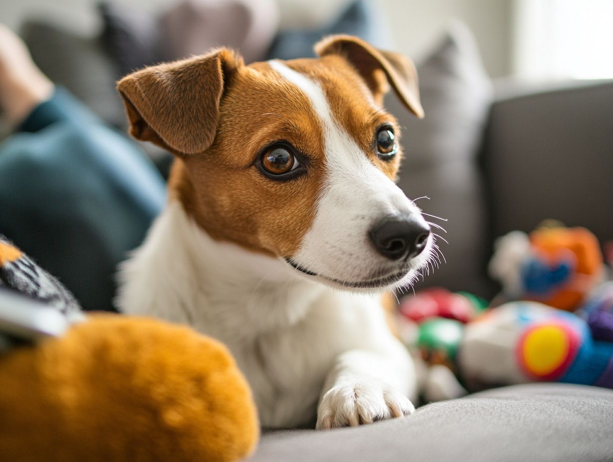 A variety of medications and therapy options for dog anxiety